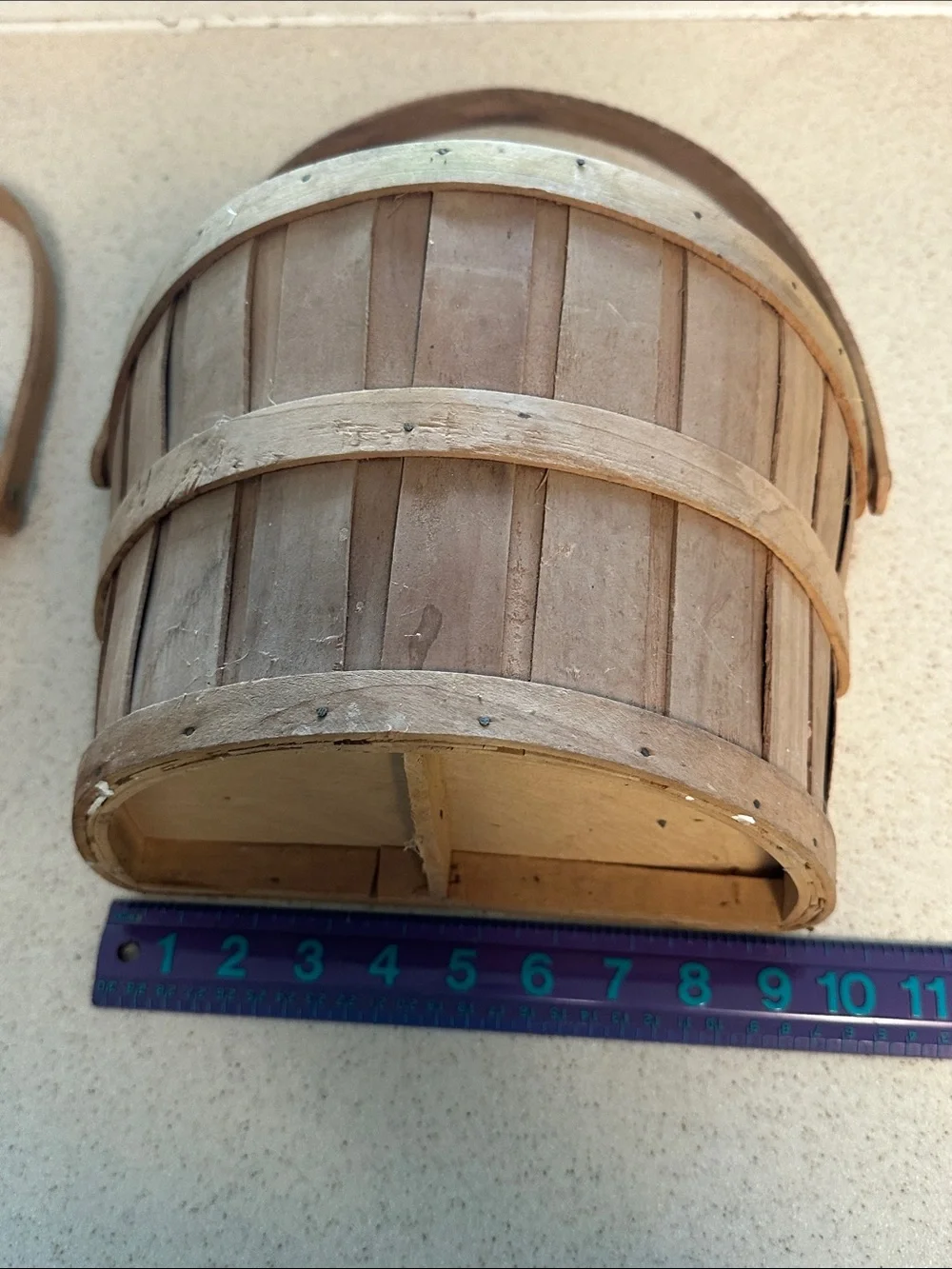 Rustic Wood Basket Set - Natural Brown Home Accents